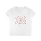 Moon Lodge Red Spiral Short Sleeve V-Neck