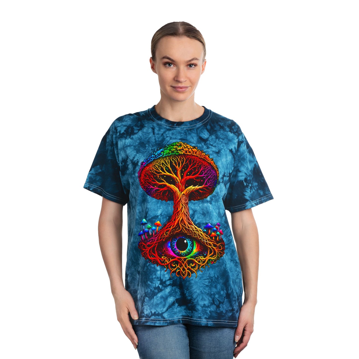 "The World Tree" Tie Dye Tee