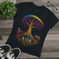 "The World Tree" Organic V-Neck Shirt (Ships from Europe)