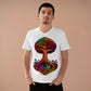 "The World Tree" Organic V-Neck Shirt (Ships from Europe)