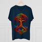 "The World Tree" Organic V-Neck Shirt (Ships from Europe)