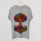 "The World Tree" Organic V-Neck Shirt (Ships from Europe)