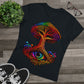 "The World Tree" Organic V-Neck Shirt (Ships from Europe)