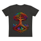 "The World Tree" Organic V-Neck Shirt (Ships from Europe)