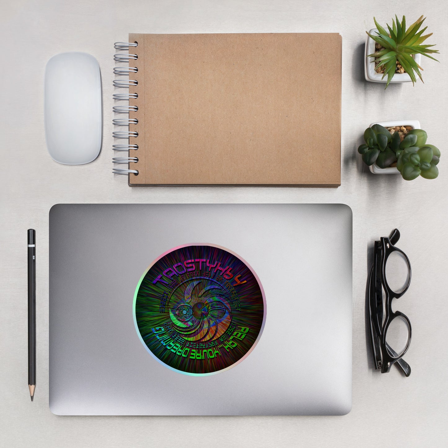 TaoStyx64 Holographic Sticker (3", 4", or 5")