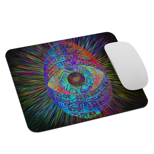 Psychedelic Easter Egg Mouse Pad